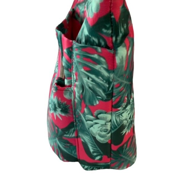 Nicole Miller New York Palm Tree Toiletry Bag Large Travel Bag 4 Compartments - Picture 3 of 13